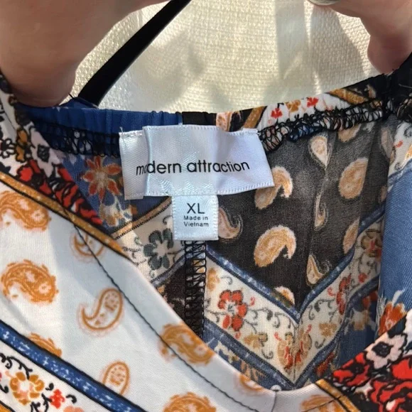 Floral Handkerchief Style Strappy Camisole - XL - NWT - Picture 2 of 4